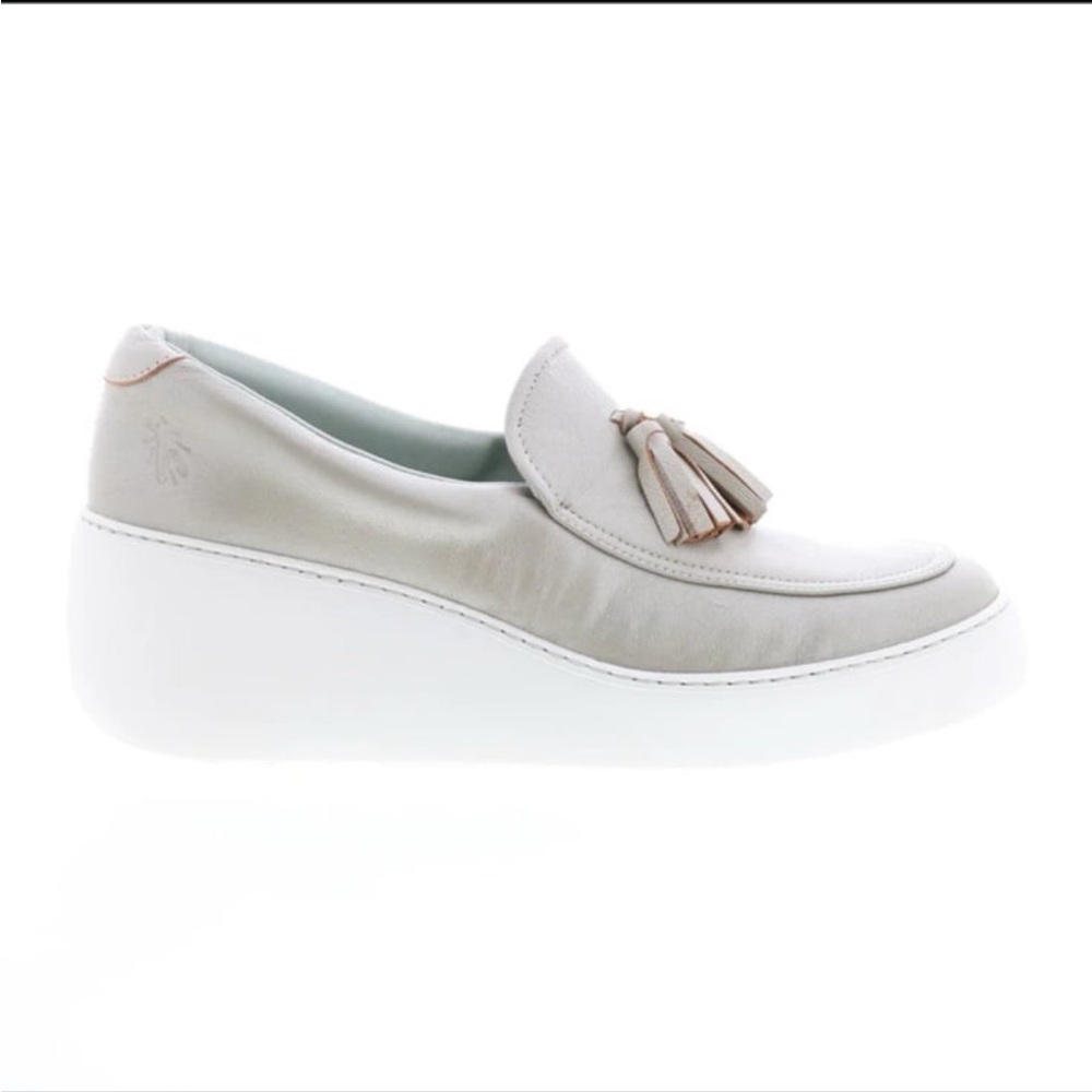 Fly London Dala DALA579FLY-003 Womens Gray Loafers & Slip Ons Casual Shoes